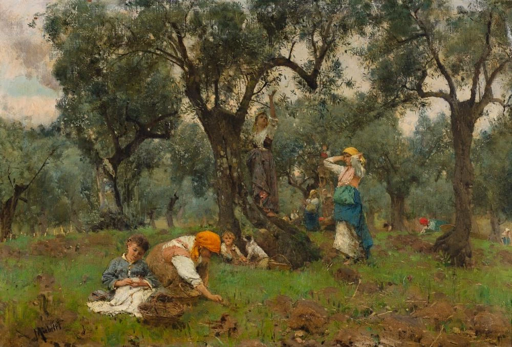 Francesco Paolo Michetti - 100, La raccolta delle olive